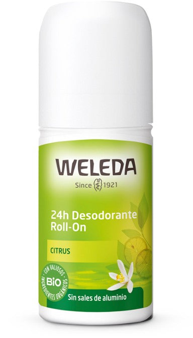 Desodorante Roll-On Citrus 24h Weleda