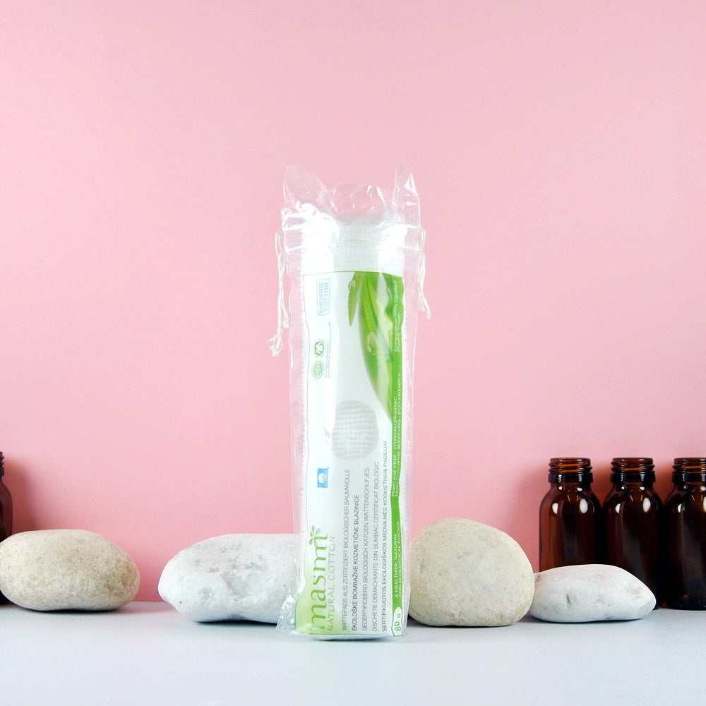 Discos de Desmaquillar de Algodón Ecológico Masmi 80 uds