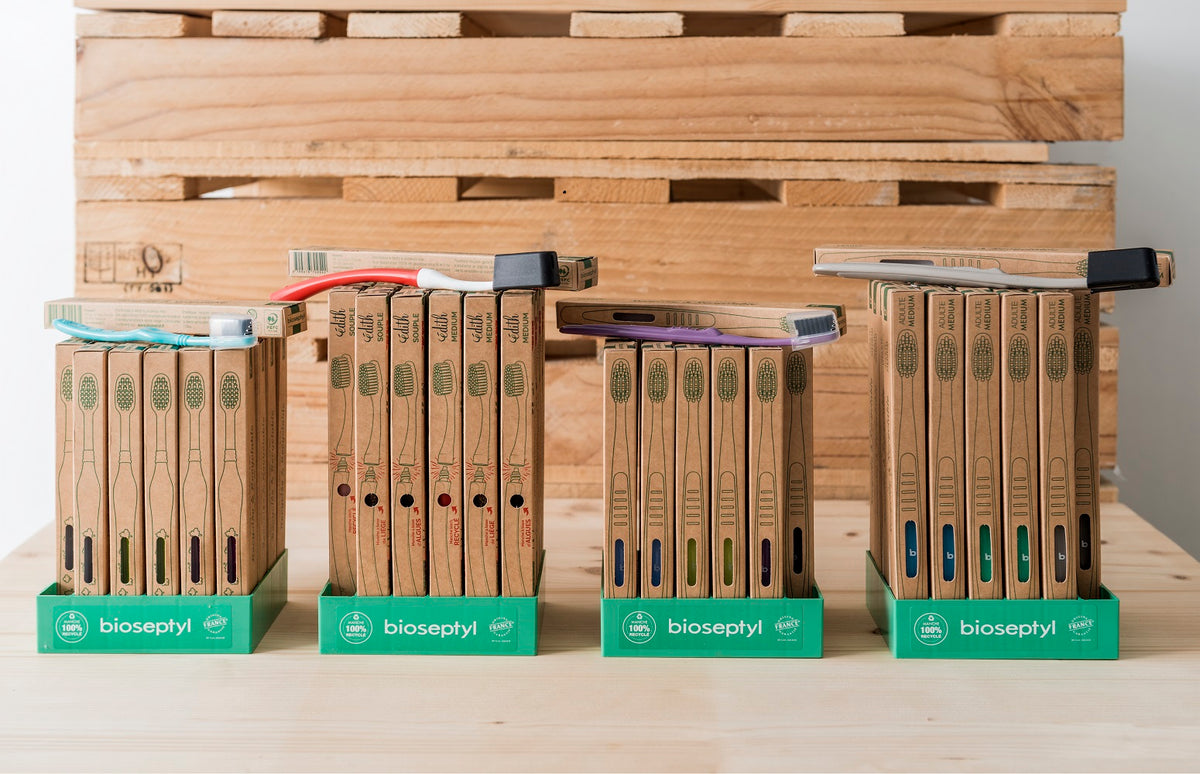 Cepillo Dientes Adultos Medium - Reciclado y Reciclable Bioseptyl