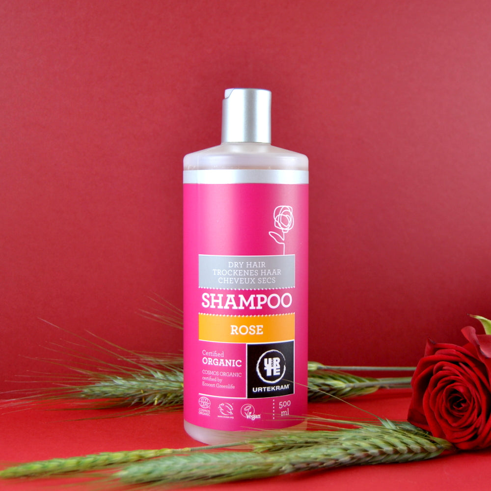 Champú Rosas para Cabello Seco Urtekram