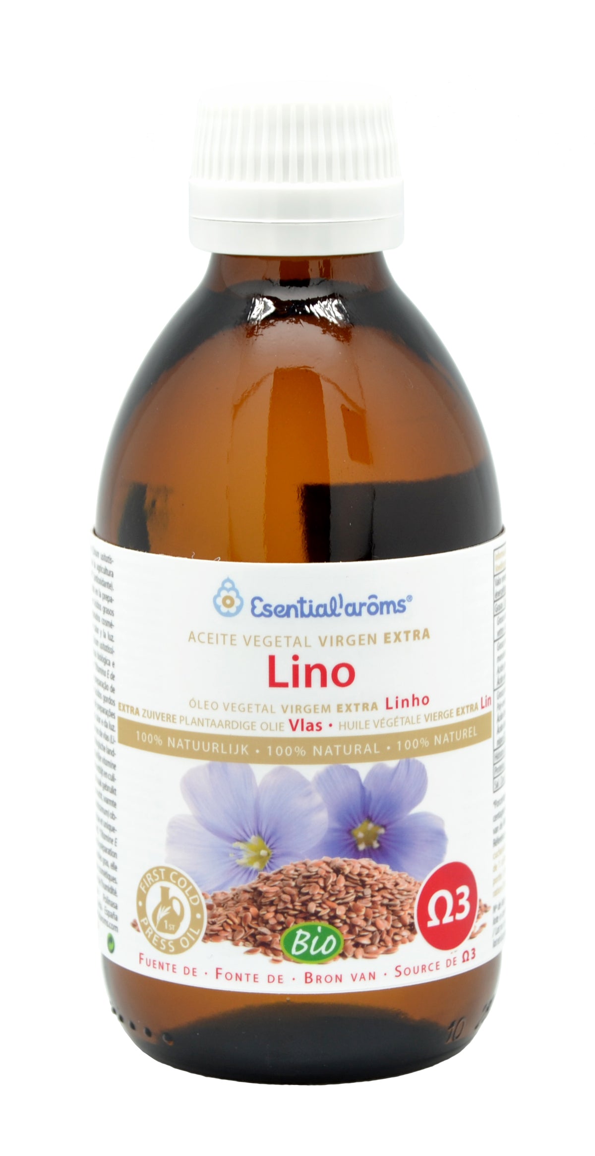 Esential Aroms Aceite Vegetal Virgen Lino 250 ml