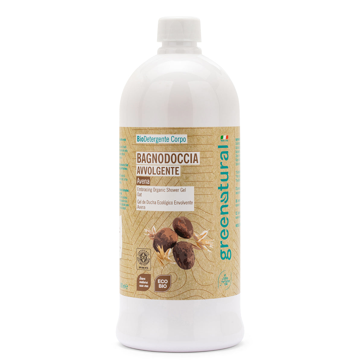 Gel Baño Avena y Manteca de Karité Greenatural