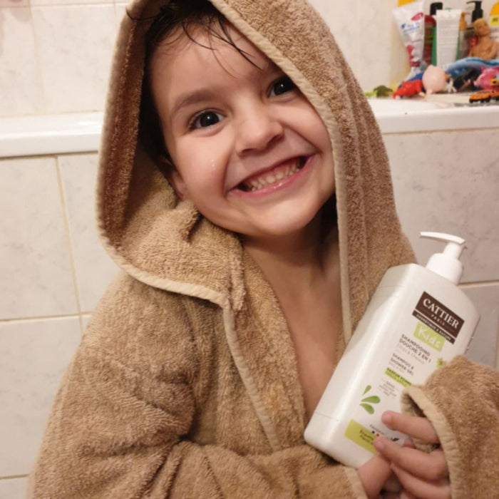 champu gel ducha niños cattier, gel champu niños cattier, gelchampu natural, champu gel natural