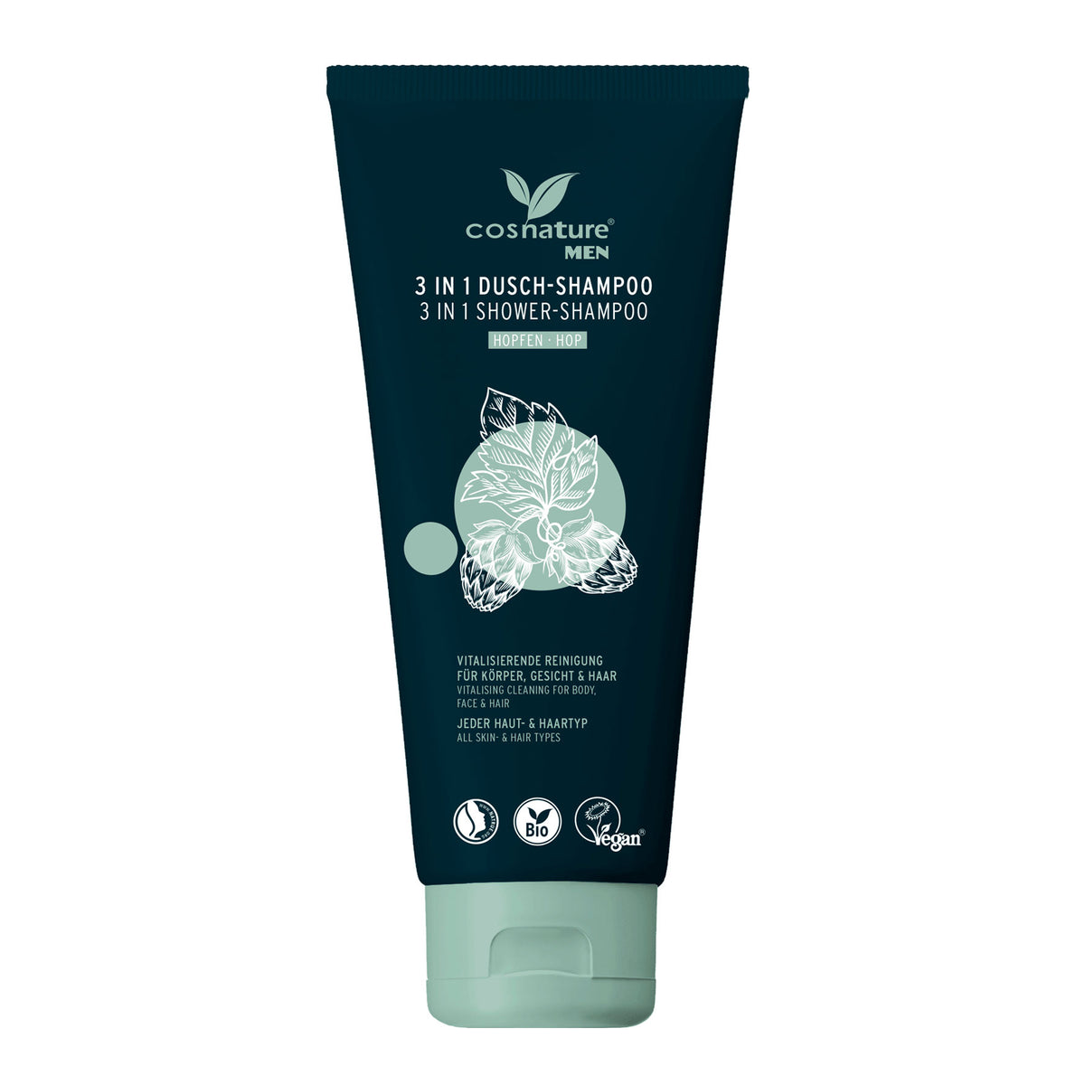 Gel de ducha 3 en 1 de Lúpulo Cosnature