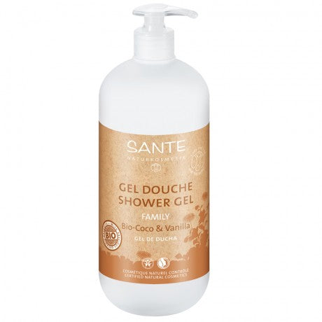 Gel de Ducha bio Coco y Vainilla Sante
