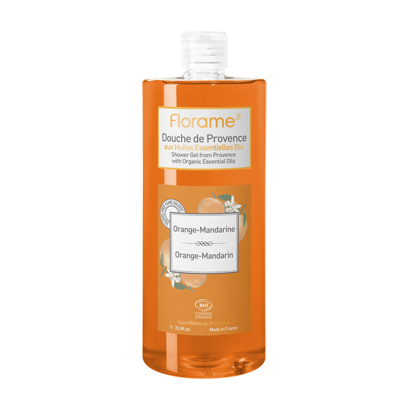 Gel de Ducha de Mandarina y Naranja Bio Florame