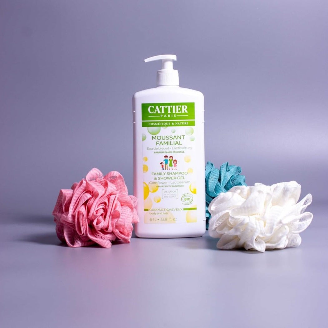 Gel de Baño y Ducha Espumoso Familiar Biológico Cattier