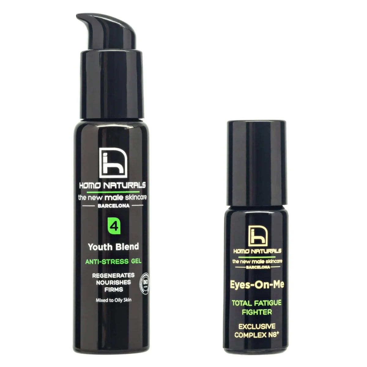 Kit Gel Facial + Corrector Ojeras Homo Naturals