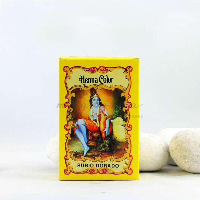 Henna Color Rubio Dorado en Polvo Radhe Shyam