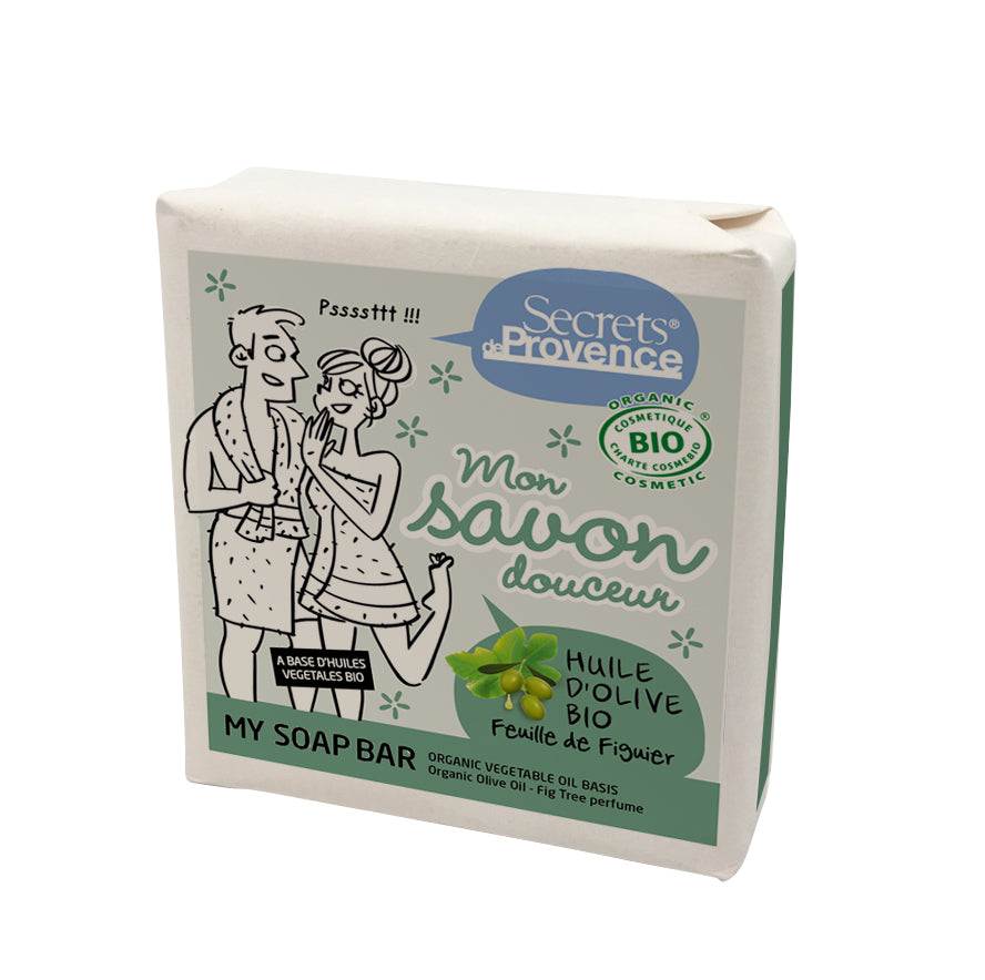 Jabón en Pastilla de Aceite de Oliva Bio Secrets de Provence