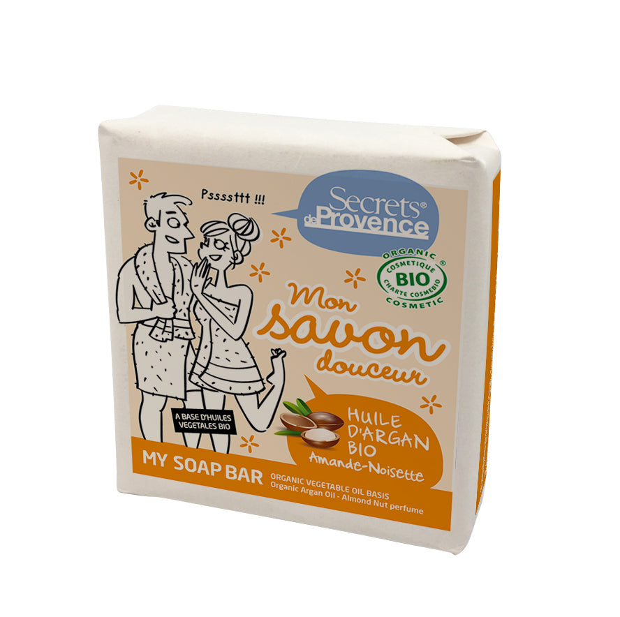 Jabón en Pastilla de Aceite de Argán Bio Secrets de Provence