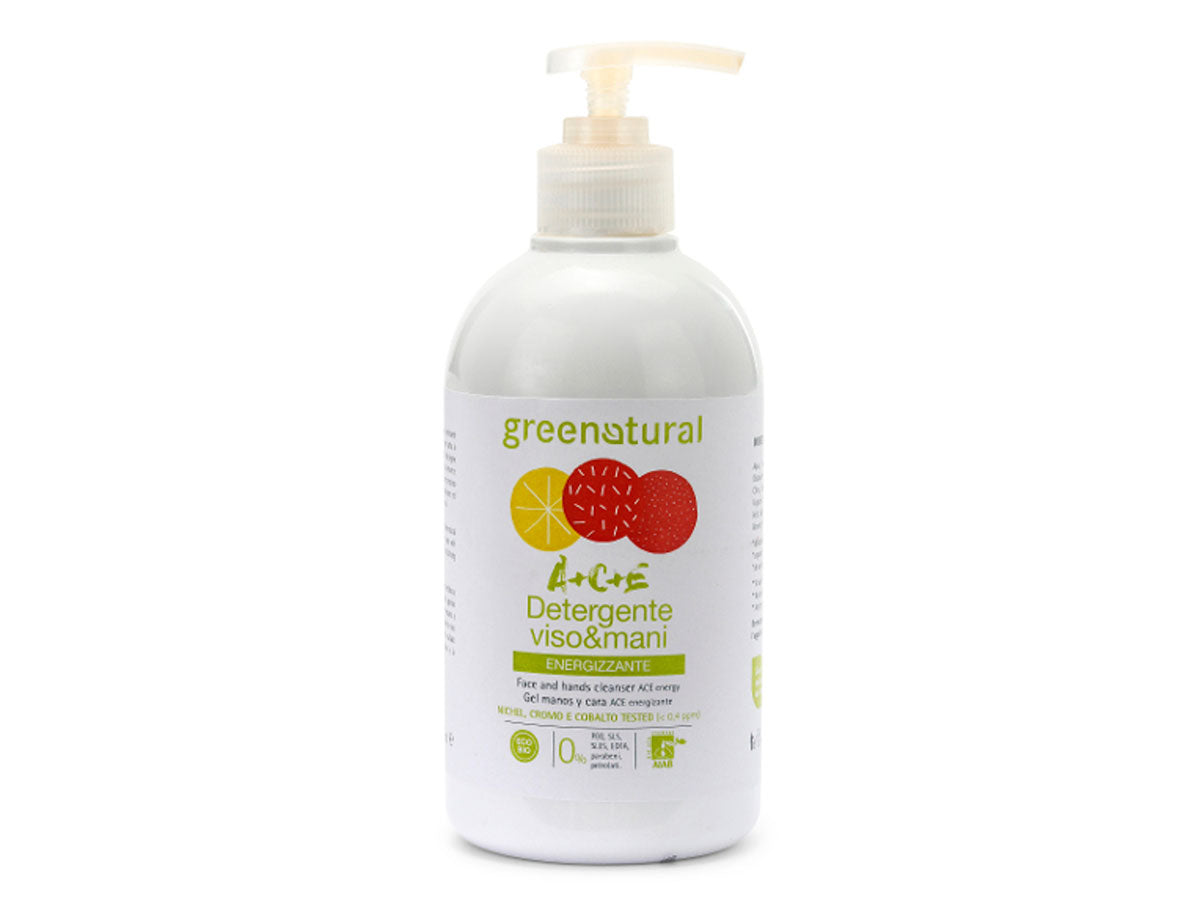 Jabón Líquido Cara y Manos Multivitaminas ACE Greenatural