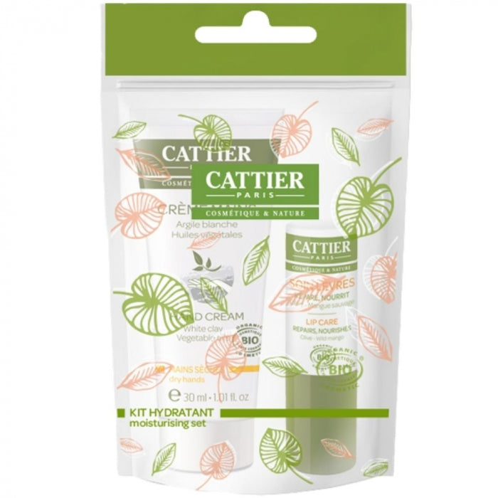 Kit Hidratante Bio: Dúo Hidratante: Cuidado de Labios y Crema de Manos Cattier