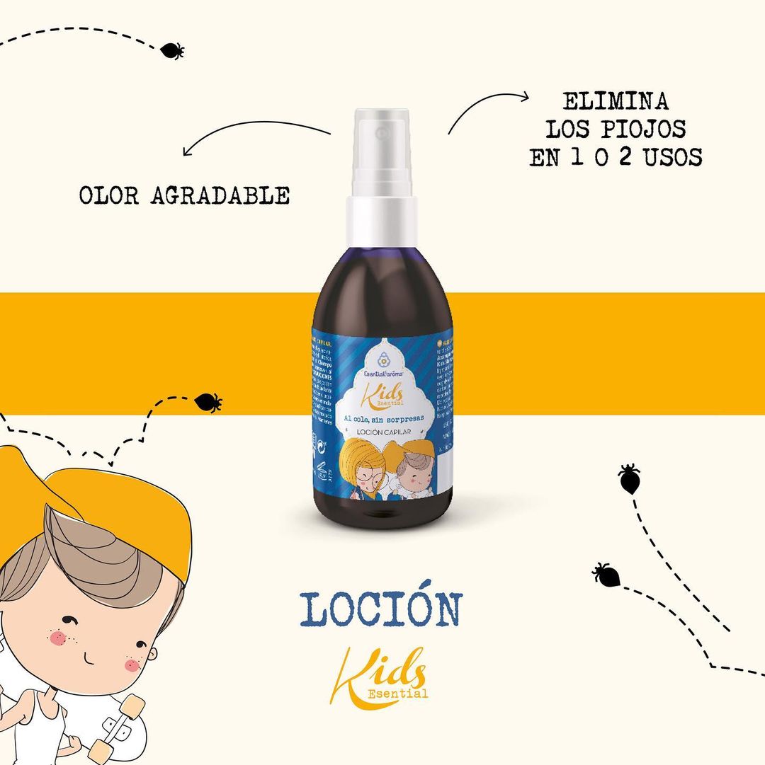 Loción Capilar Infantil "Al Cole Sin Sorpresas" Esential Aroms