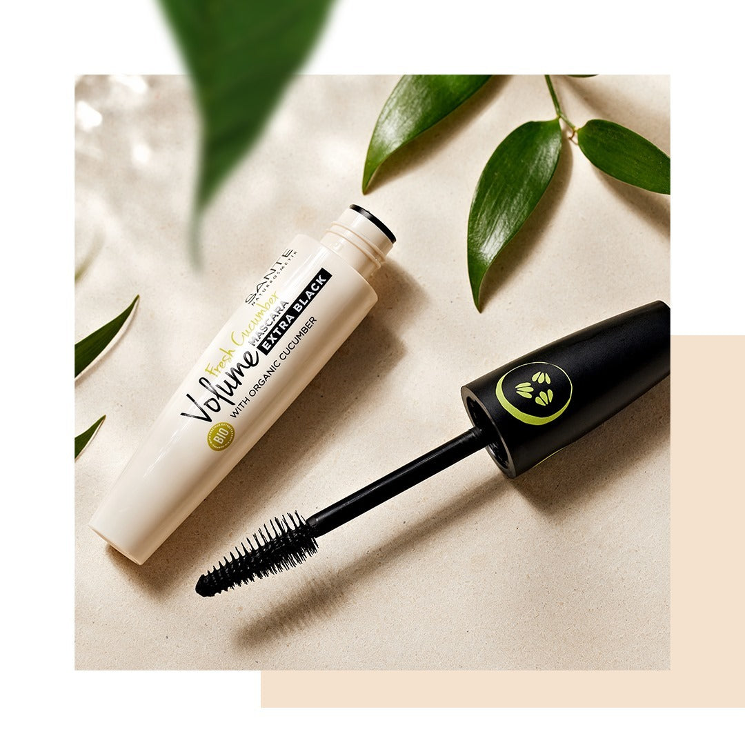 Máscara Pestañas Volumen Fresh Cucumber 01 Black 12ml Sante