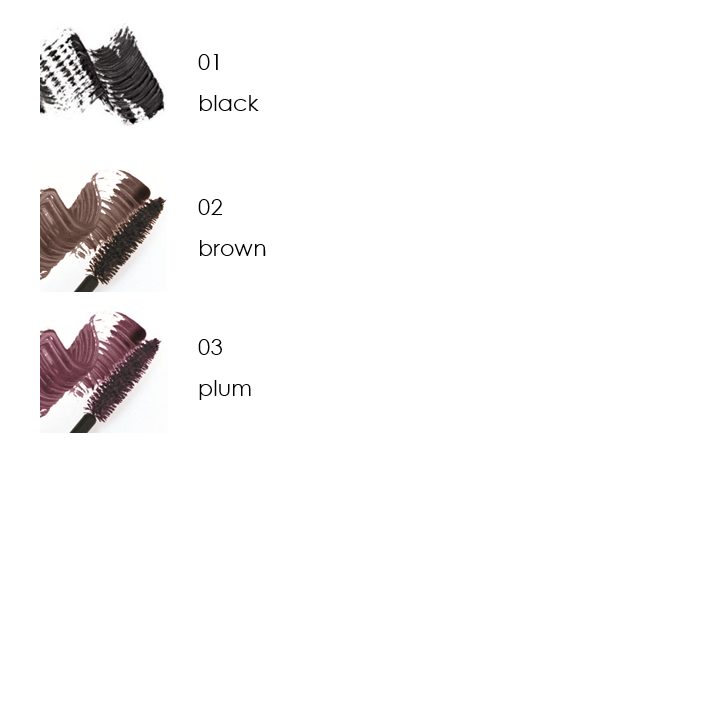 Máscara Pestañas Volumen Dr. Hauschka tabla colores