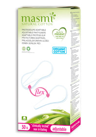 Protegeslips Adaptables Flex Algodón Ecológico Masmi 30 uds