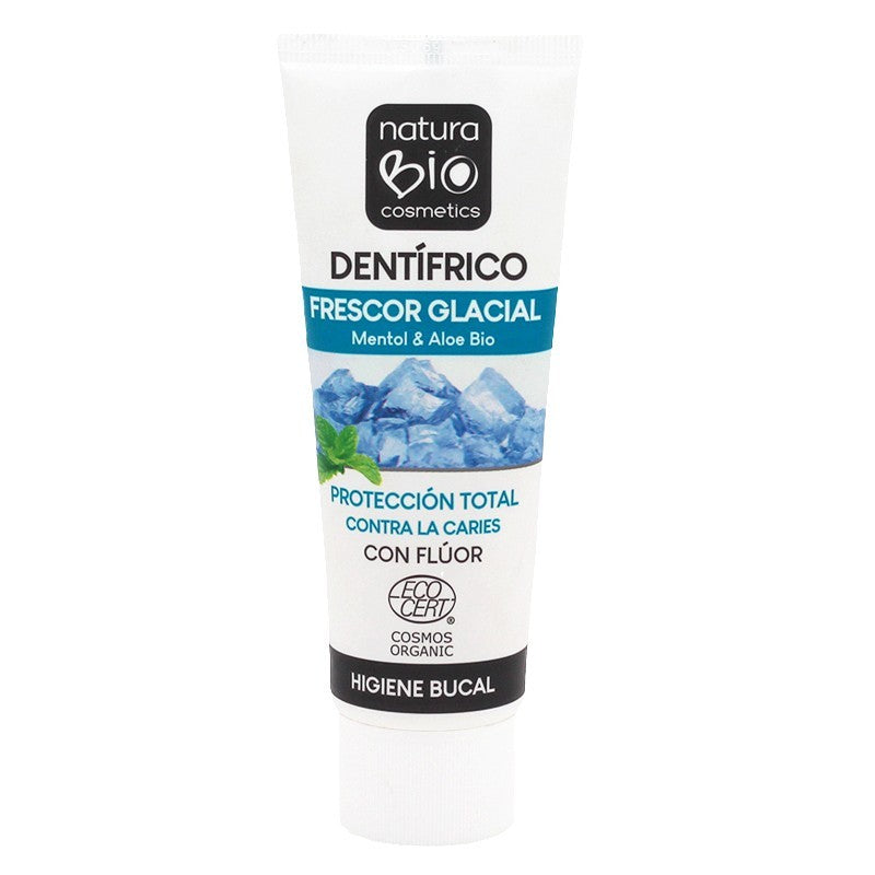 Pasta de Dientes Frescor Glacial Mentol y Aloe NaturaBio