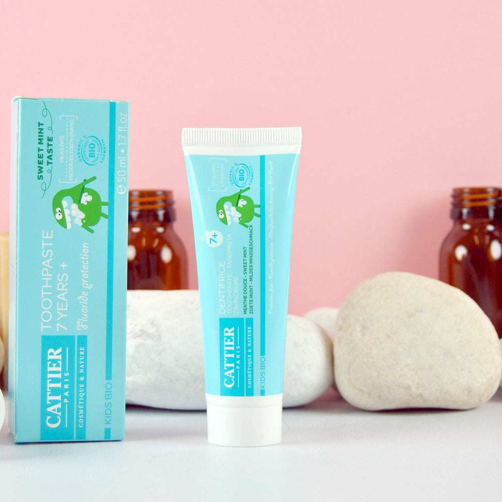 Pasta de Dientes Niños 7 Años + Cattier