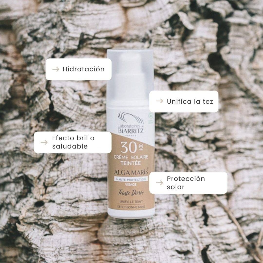 Crema Facial Color SPF 30 Alga Maris de Laboratoires Biarritz 50 ml