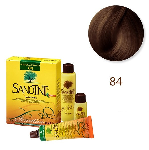 Tinte Vegetal 84 Rubio Oscuro Sensitive Sanotint