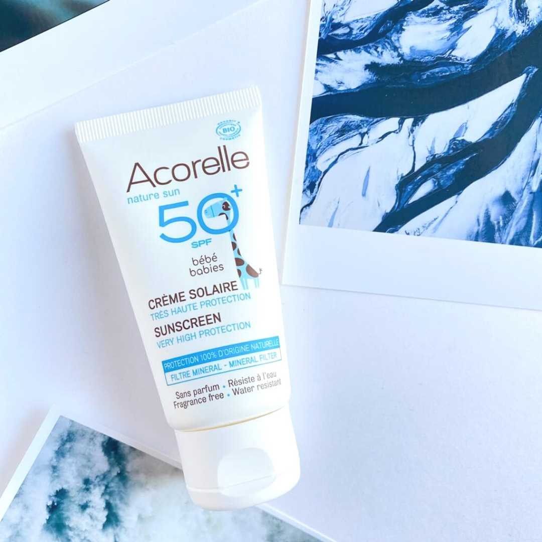 Crema Solar Bebé SPF 50+ Sin Perfume Acorelle