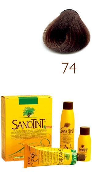 Tinte Vegetal 74 Castaño Claro Sensitive Sanotint