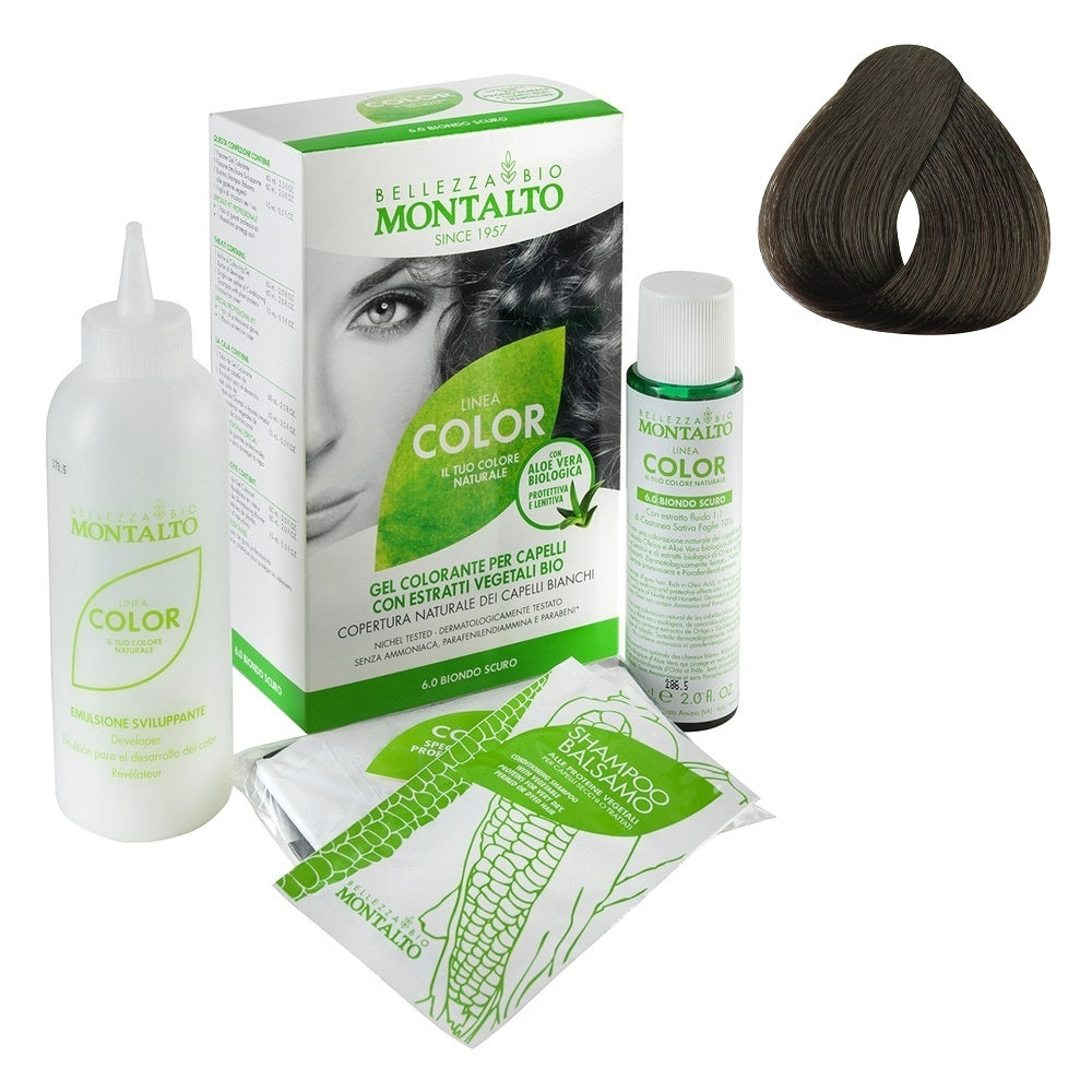 Tinte Vegetal Color 3.0 Castaño Oscuro Montalto Belleza Bio 135 ml
