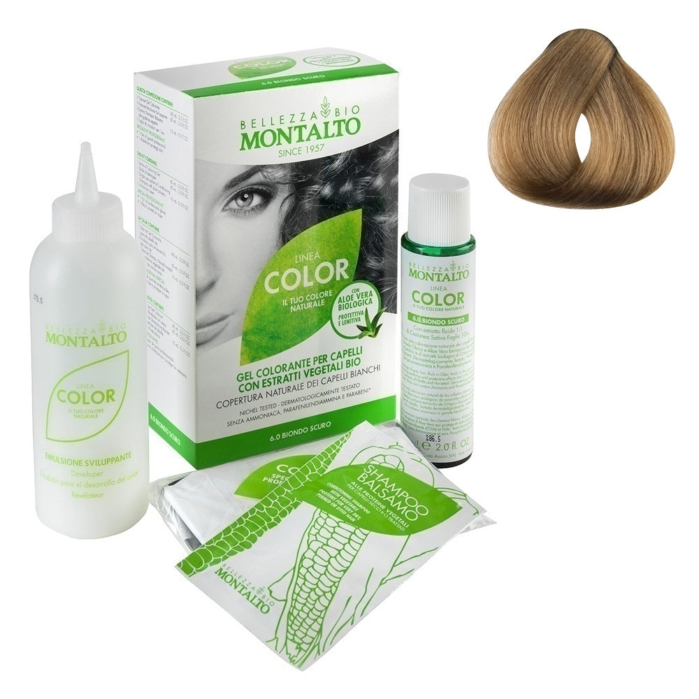 Tinte Vegetal Color 7.0 Rubio Montalto Belleza Bio 135 ml