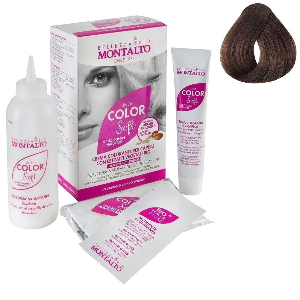 Tinte Vegetal Color Soft 5.9 Castaña Montalto Belleza Bio 135 ml