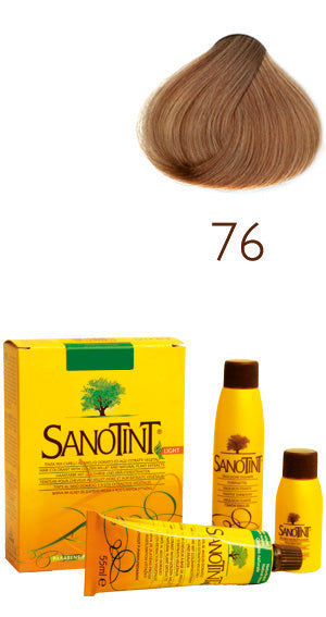 Tinte Vegetal 76 Rubio Ámbar Sensitive Sanotint