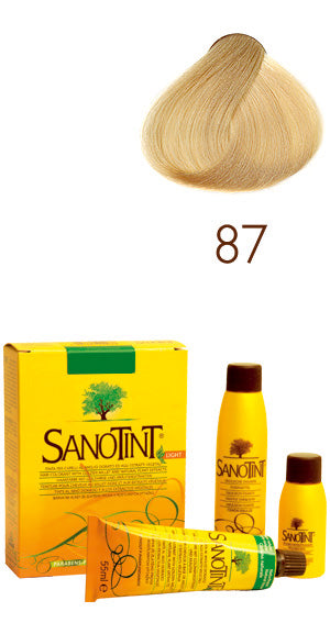 Tinte Vegetal 87 Rubio Dorado Intenso Sensitive Sanotint