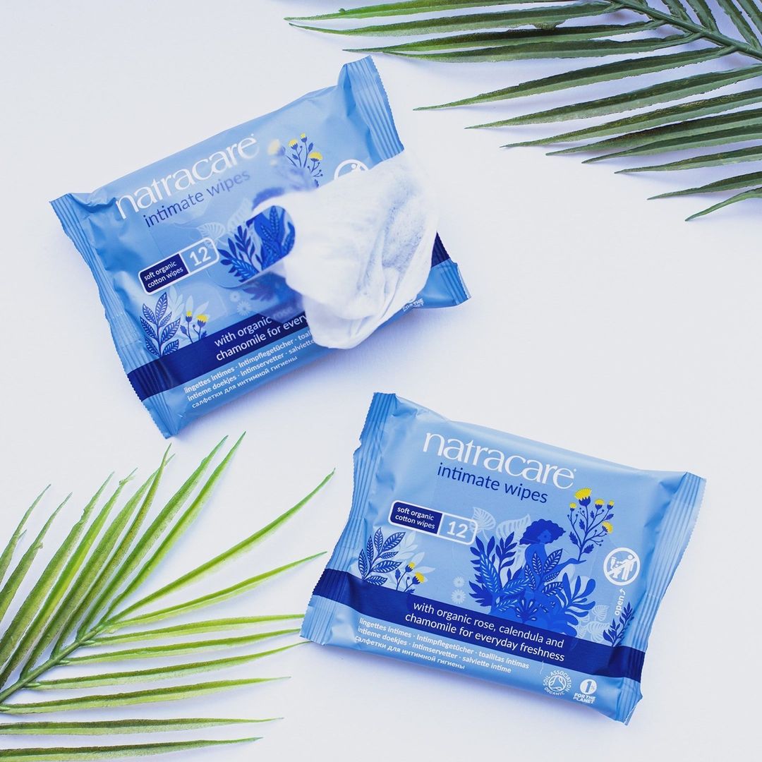 Toallitas Higiene Íntima Algodón Ecológico Natural Natracare