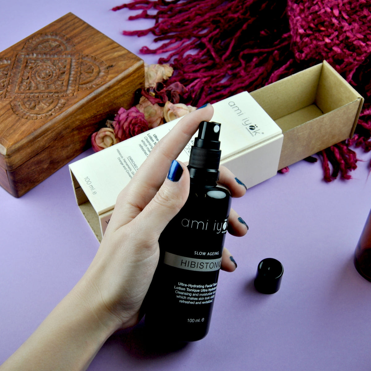 Tónico Facial Ultra Hidratante Antioxidante Hibistonic Ami Iyök