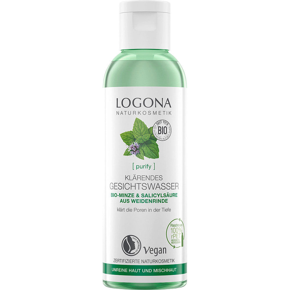 Tónico Facial Purificante Menta y Ácido Salicílico Logona 125 ml