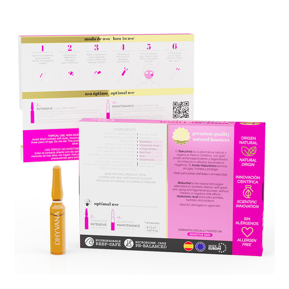 Ampollitas Faciales Pro Retinol Dhyvana