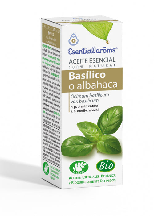 Aceite Esencial Basílico o Albahaca Esential Aroms