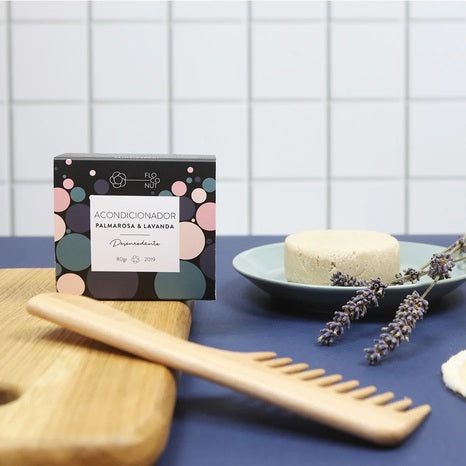 Acondicionador Sólido Palmarosa y Lavanda Floconut