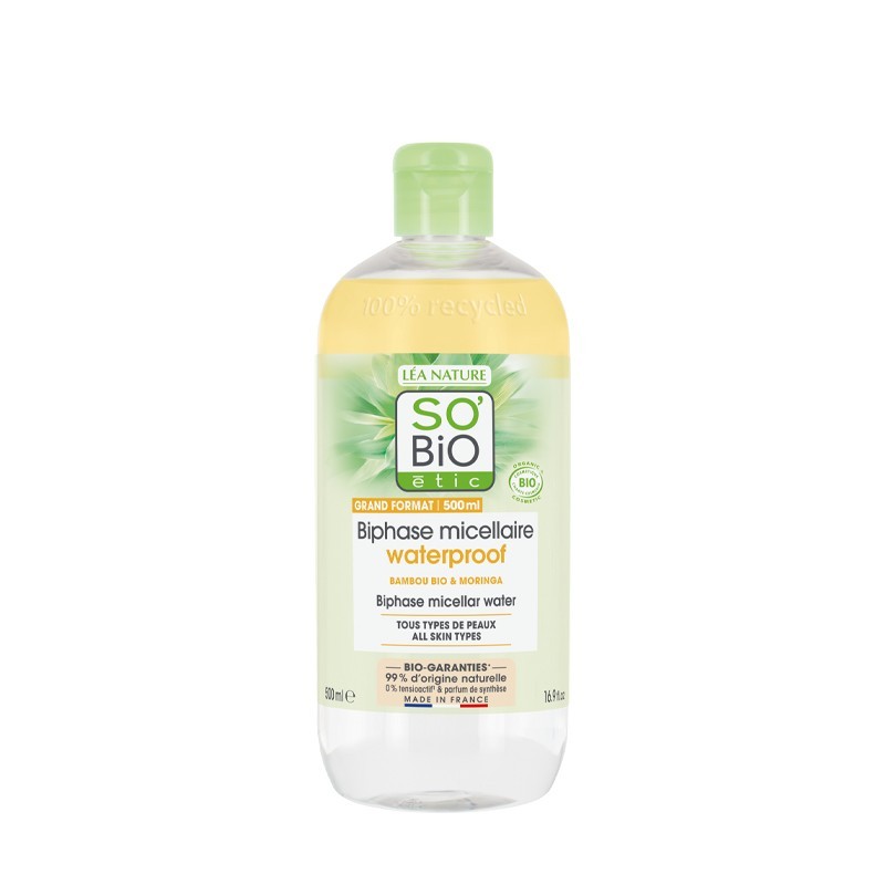 Agua Micelar Bifásica Waterproof So'Bio
