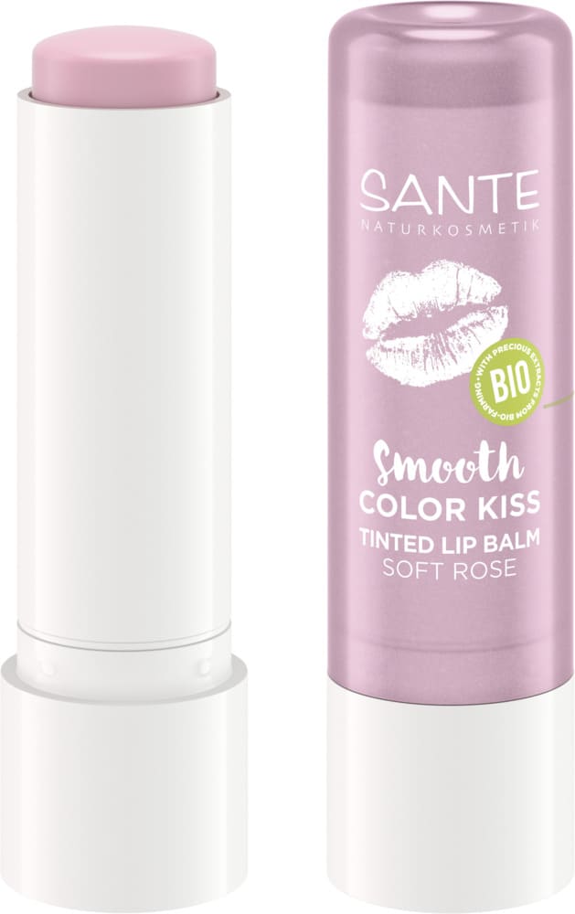 Bálsamo Labial Color Kiss 04 Soft Rose Sante