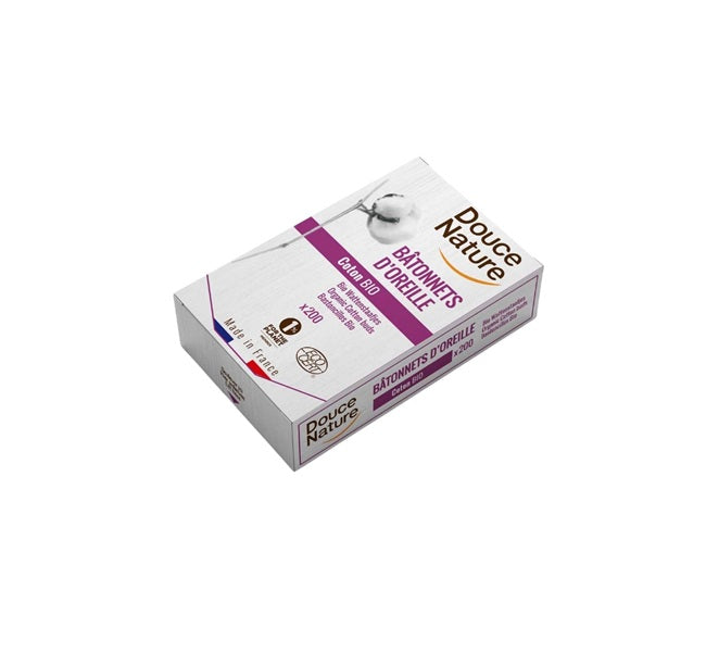 Bastones para el Oído de Algodón Bio Douce Nature