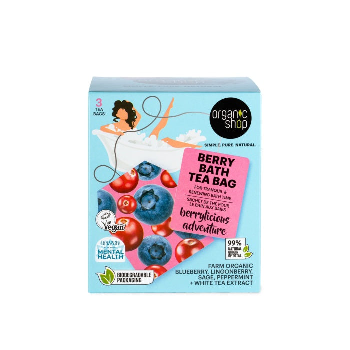 Bolsita de Té de Bayas para el Baño. Berryliscious Adventure Organic Shop