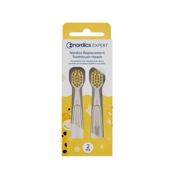 Cabezales Recambio para Cepillo Eléctrico Sónico infantil Nordics