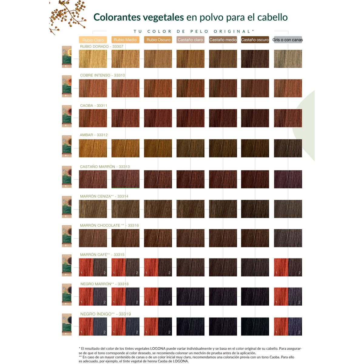 Coloración Vegetal Logona