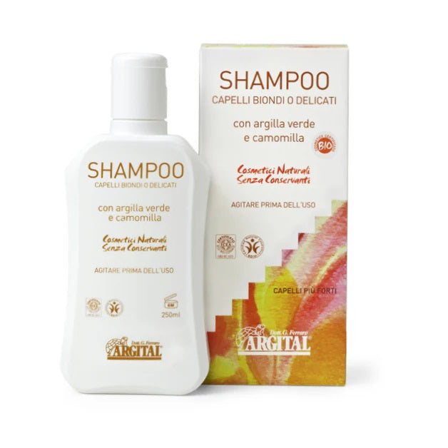 Champú Cabello Rubio y Delicado Arcilla Verde y Manzanilla Bio Argital