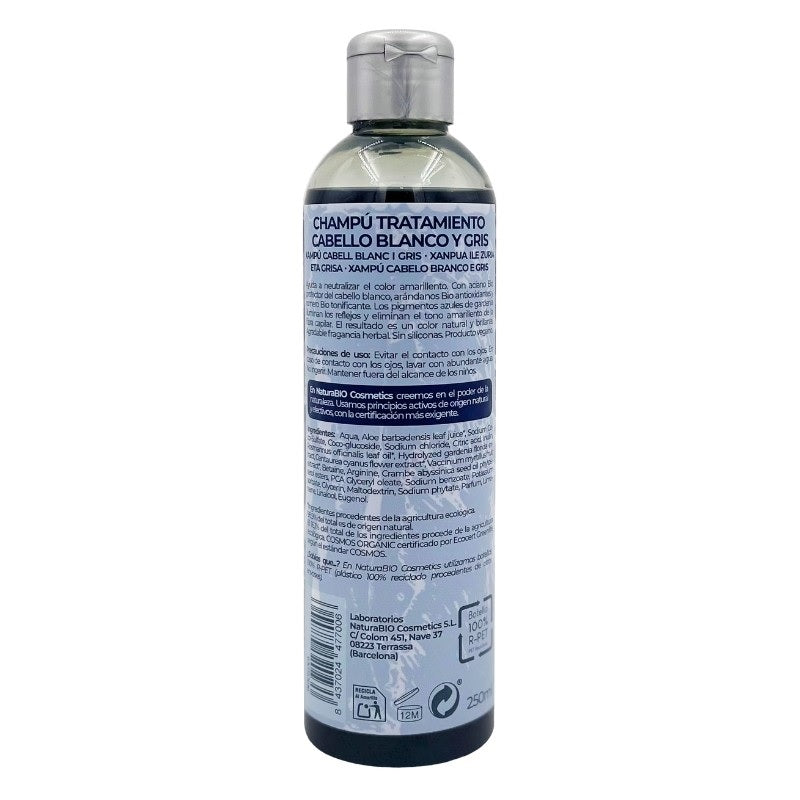 Champú Natural Cabello Blanco y Gris NaturaBio