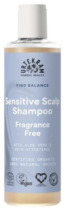 Champú Sin Perfume para Cuero Cabelludo Sensible Urtekram