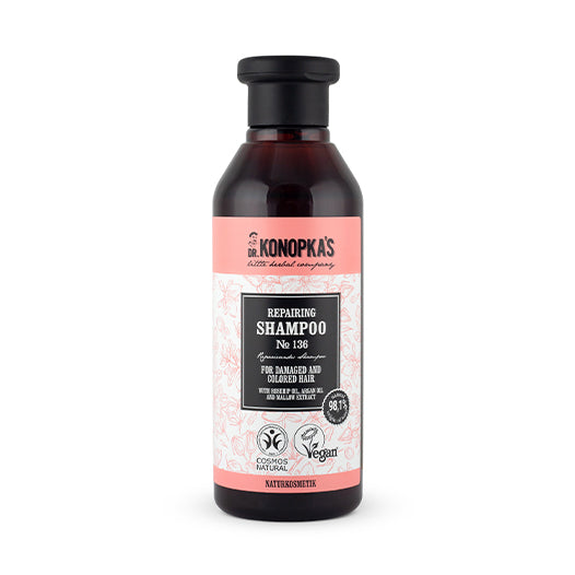 Champú Reparador para Cabello Dañado y Teñido n136 Dr. Konopka&#39;s