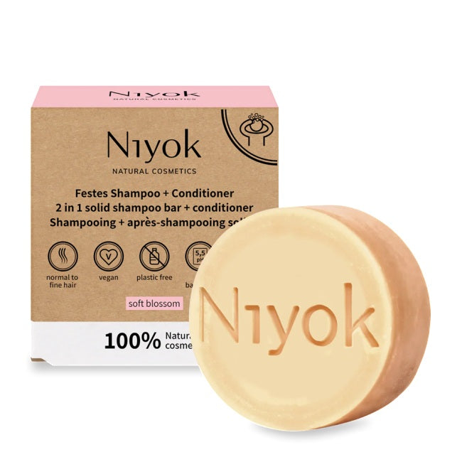Champú + Acondicionador Sólido  - Soft blossom Niyok