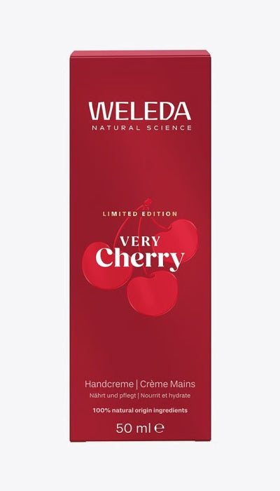 Cofre Very Cherry Edición Limitada Crema de Manos + Lip Balm Weleda